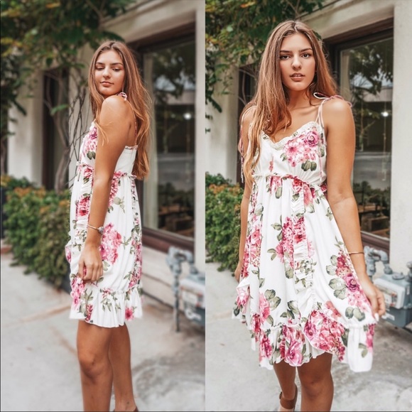 🌿 Fields Of Pretty Floral Ruffle Dress - Picture 5 of 5
